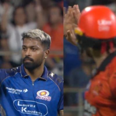 New Rift Loading! Hardik Pandya Mocks Abhishek Sharma With Brutal Gesture In MI vs SRH