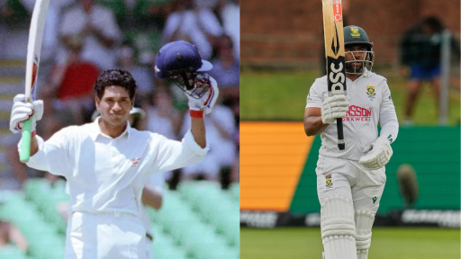 Sachin Tendulkar and Temba Bavuma