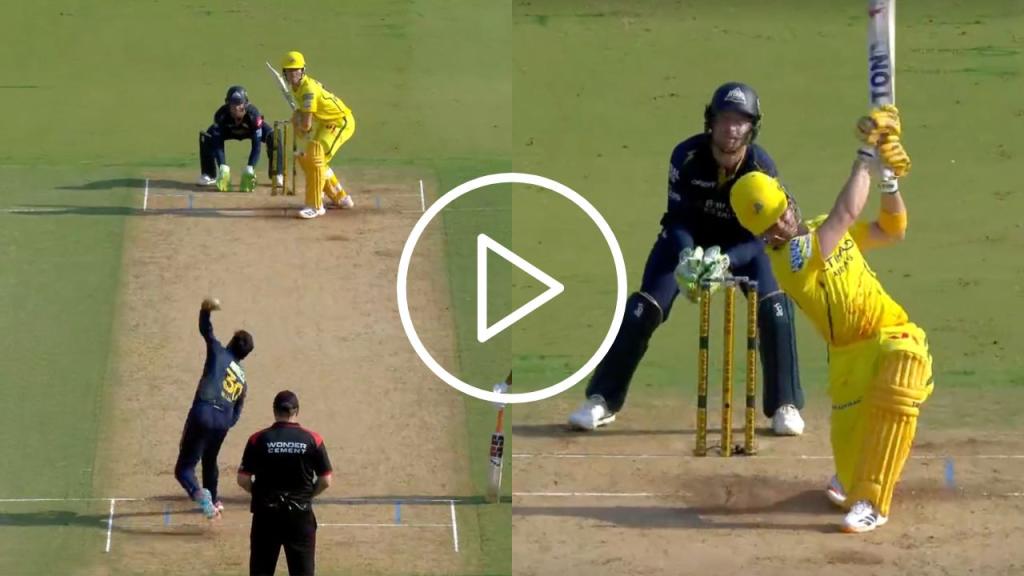 Watch: Dewald Brevis Turns Saim Ayub As No-Look Wicket Humbles CSK's Baby AB