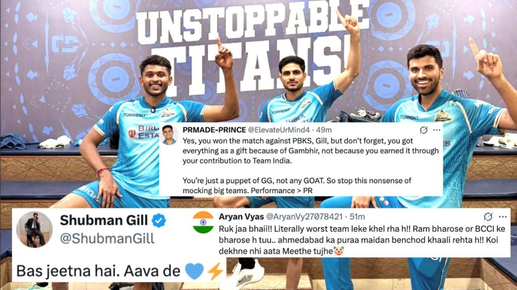 Shubman Gill Trolls Punjab Kings on Instagram After CSK and RCB Success