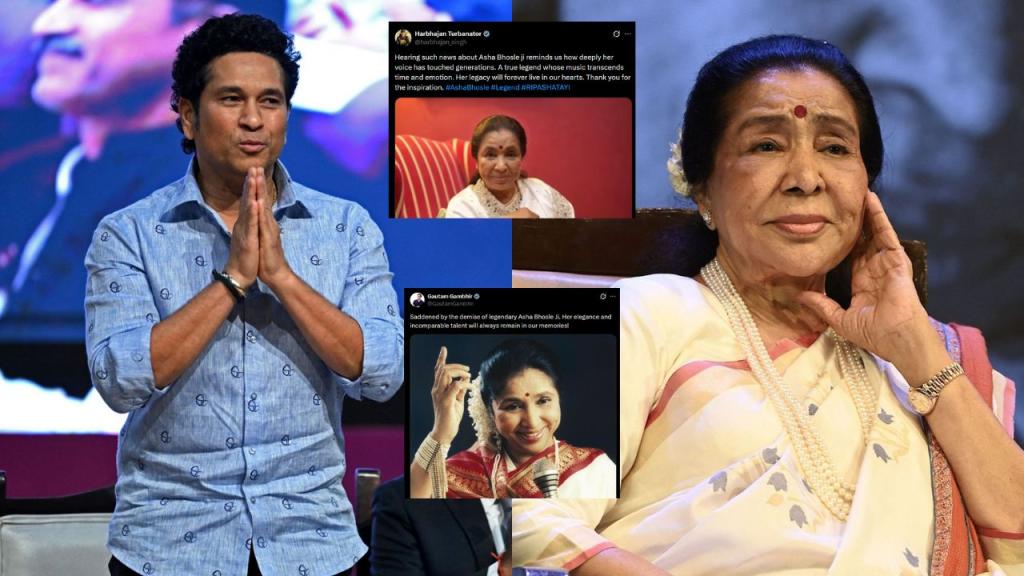 Virat Kohli and Sachin Tendulkar Lead Heartfelt Tributes as India Mourns the Legendary Asha Bhosle