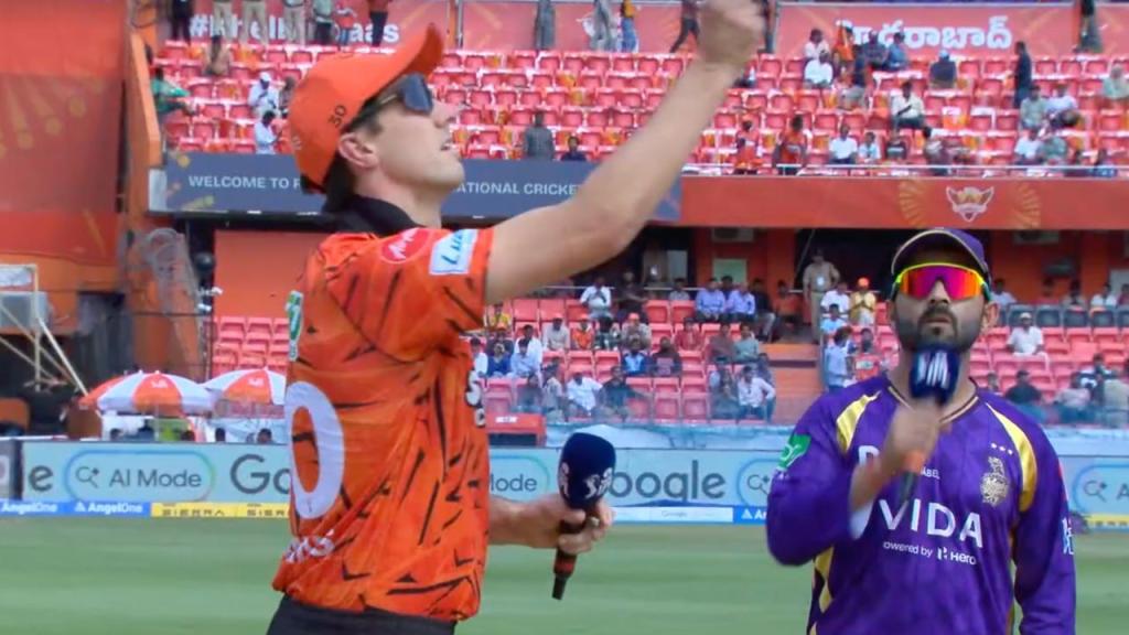 SRH vs KKR Toss Update: Pat Cummins Opts to Bat as Matheesha Pathirana and Ramandeep Singh Miss Out