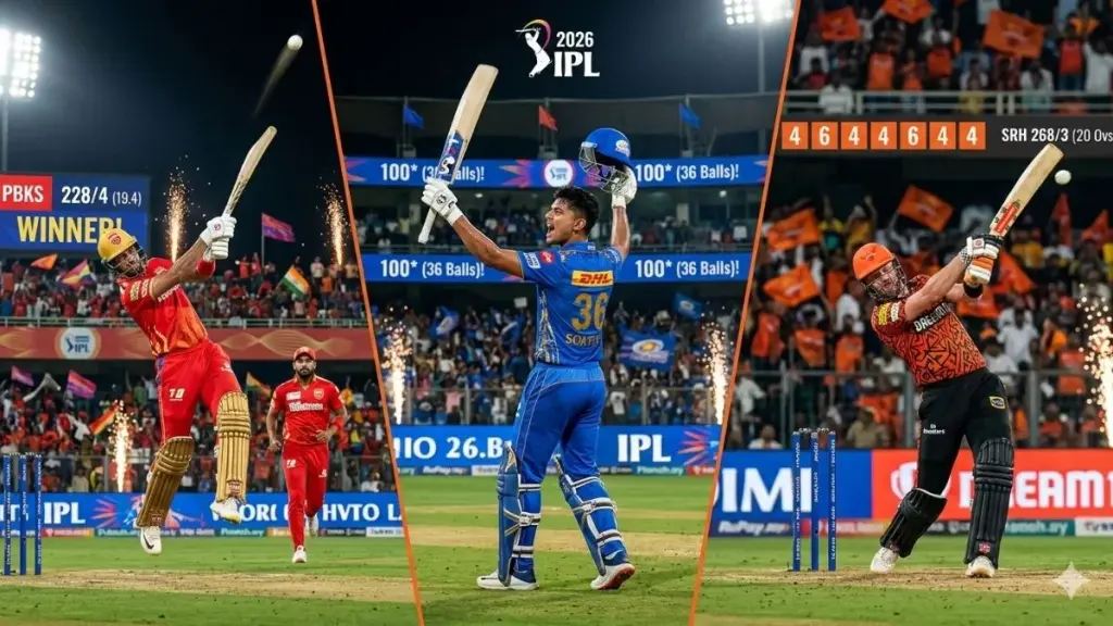 IPL 2026 Top 3 Moments of the Week: PBKS Record Chase, Sooryavanshi's 36-Ball Ton, SRH Batting Blitz