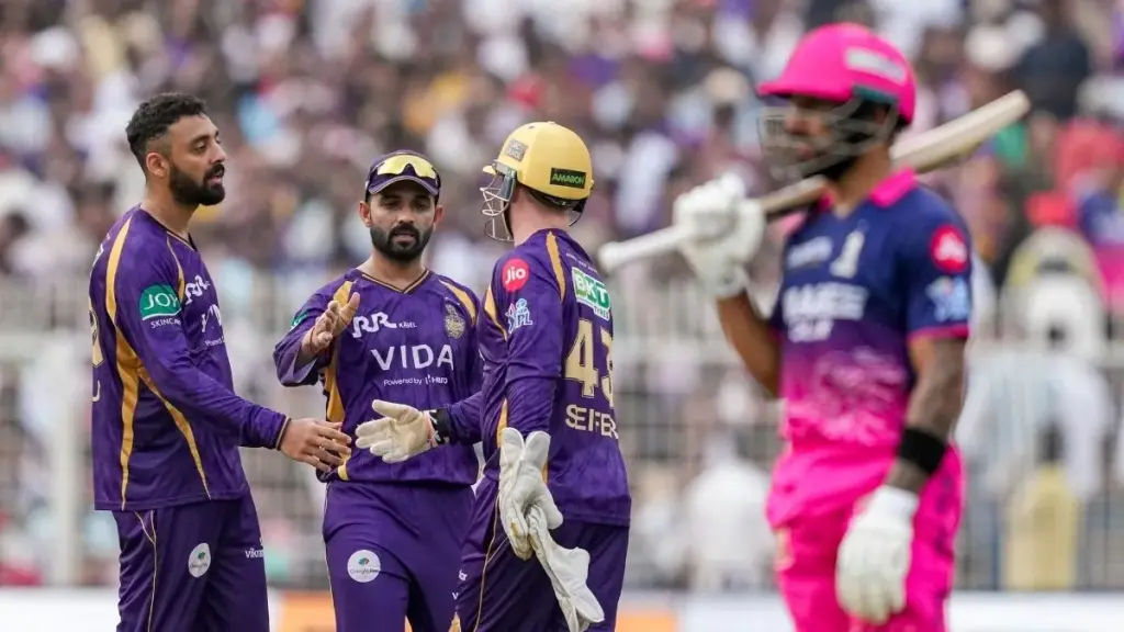 KKR vs RR Awards List: Full List of Award Winners, Player of the Match, and Scorecard